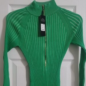 Fashion Nova Kelly Green Sweater Maxi Dress